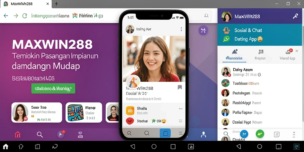 Tampilan antarmuka pengguna MAXWIN288 yang modern dan mudah digunakan.